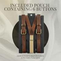 Sir Redman – Bretels Y-Model Bruin
