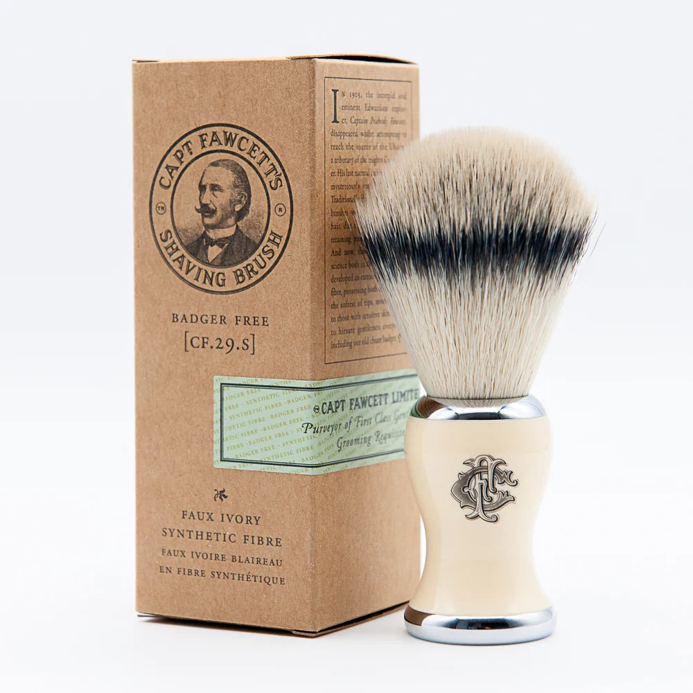 Captain Fawcett Shaving Brush Faux Badger