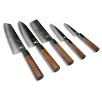 SET VAN 5 TRADITIONELE JAPANSE KEUKENMESSEN