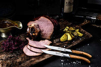 LUXURY LINE STEAKMES SET 6 OLIJFHOUT – Laguiole