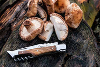 LUXURY LINE ZAKMES 2,5MM MET KURKENTREKKER – OLIJFHOUT – Laguiole