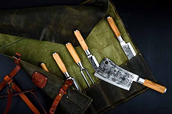 Forged Olive Hakmes 19 cm