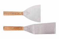 White Fire -  Spatelset 2-delig met Eiken Handvat