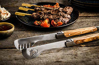 LUXURY LINE BARBECUESET 2PCS OLIJFHOUT – Laguiole