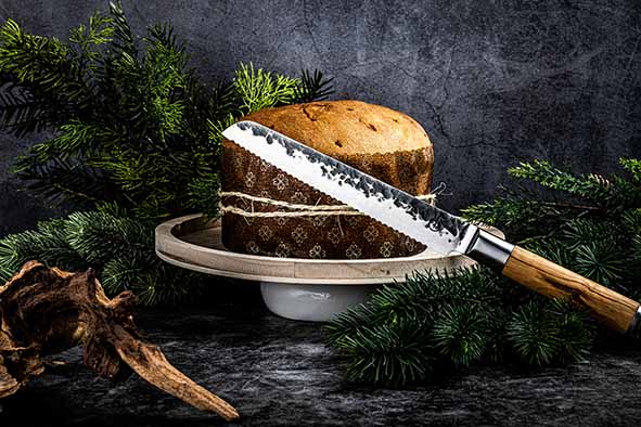 Forged Olive Broodmes 20,5 cm