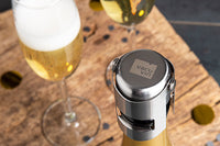 FLESSENSTOP CHAMPAGNE RVS – Vacu Vin