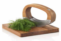 AdHoc RoccaVerde Kruidenhakker – Acacia incl. Snijplank