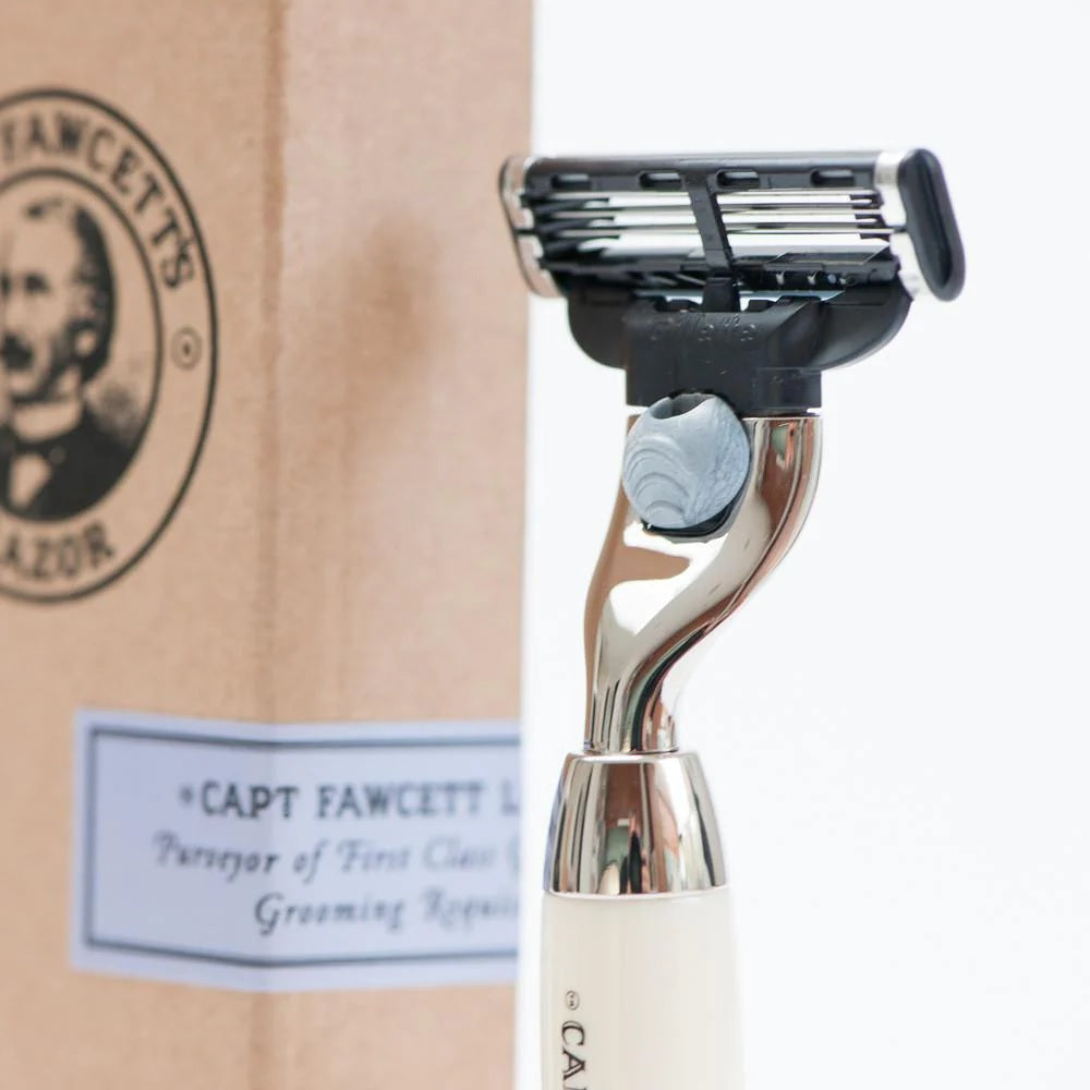 Captain Fawcett Mach 3 Hand Crafted Safety Razor