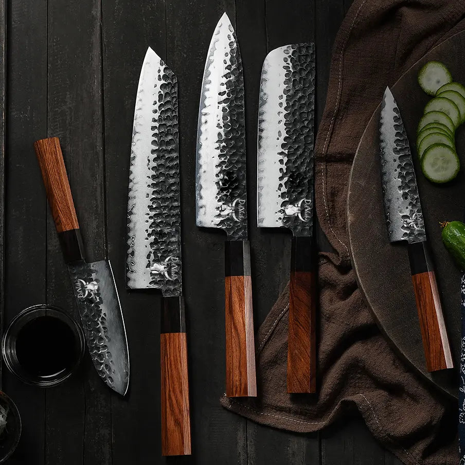 SET VAN 5 TRADITIONELE JAPANSE KEUKENMESSEN