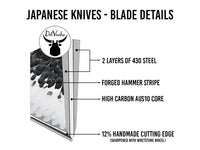 SET VAN 5 TRADITIONELE JAPANSE KEUKENMESSEN