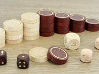 Melia - Backgammon om te rollen - Whiskey