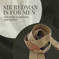 Sir Redman – Bretels Y-Model Lichtbruin