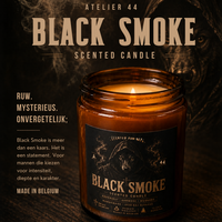 Black Smoke Scented Candle — Atelier 44