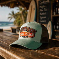 Trucker Cap  Surf Camp  - Green/ Green