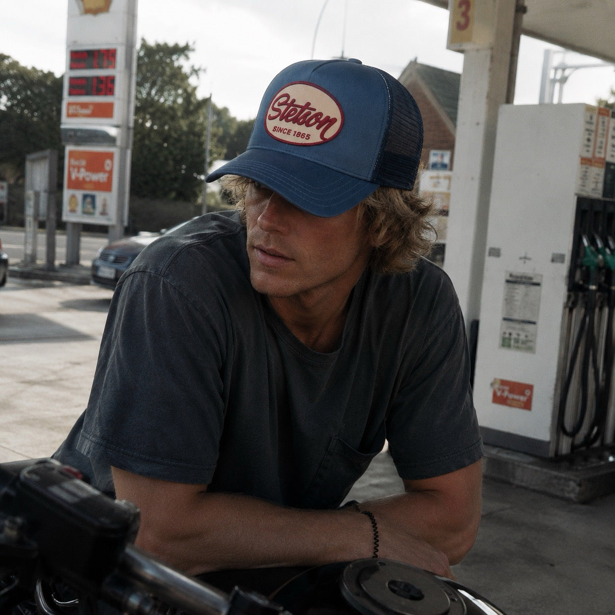 Trucker Cap  Engine  - Blue/ Blue