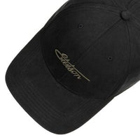 Baseball Cap Waxed Cotton WR - Black