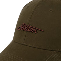 Baseball Cap Waxed Cotton WR - Olive