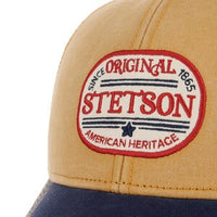 Baseball Cap Vintage - Navy-ochre