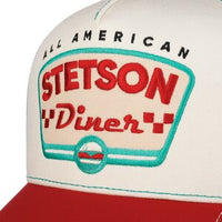 Trucker Cap Stetson Diner - Red/ Ecru