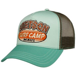 Trucker Cap  Surf Camp  - Green/ Green