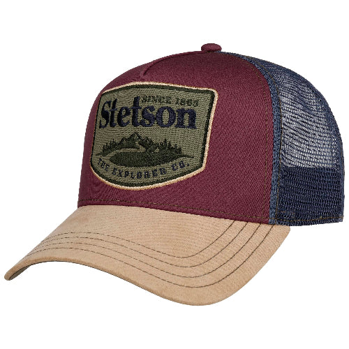 Trucker Cap Explorer Co. - Beige/Wine