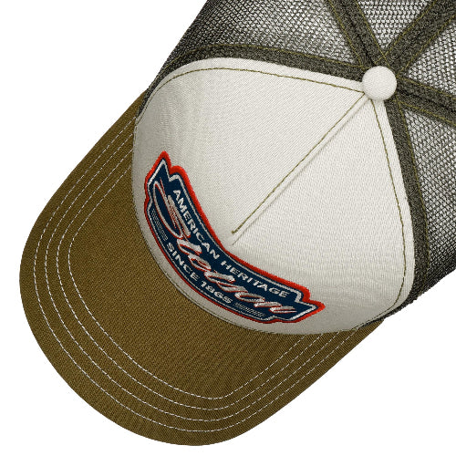 Trucker Cap Classic Race - Olive/Yellow