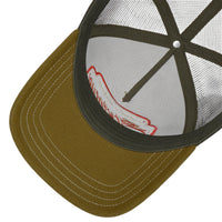 Trucker Cap Classic Race - Olive/Yellow