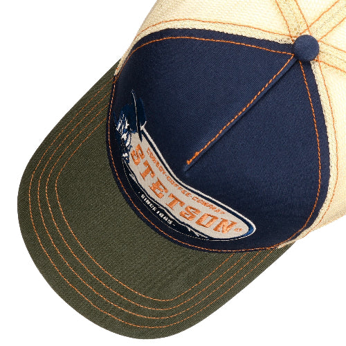 Trucker Cap Cowboy Coffee - Olive/Navy