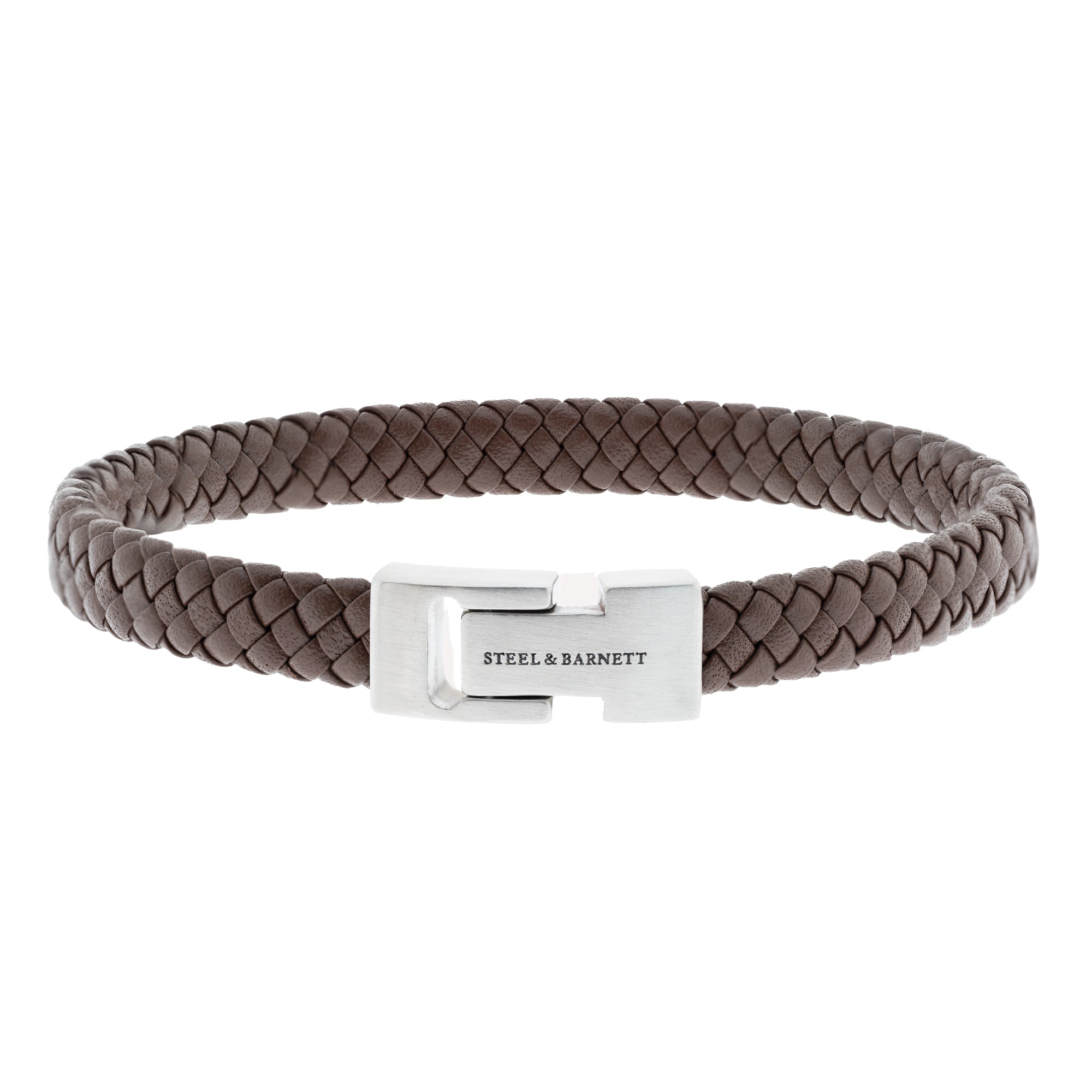 Steel & Barnett - Leather Bracelet Archie – Brown