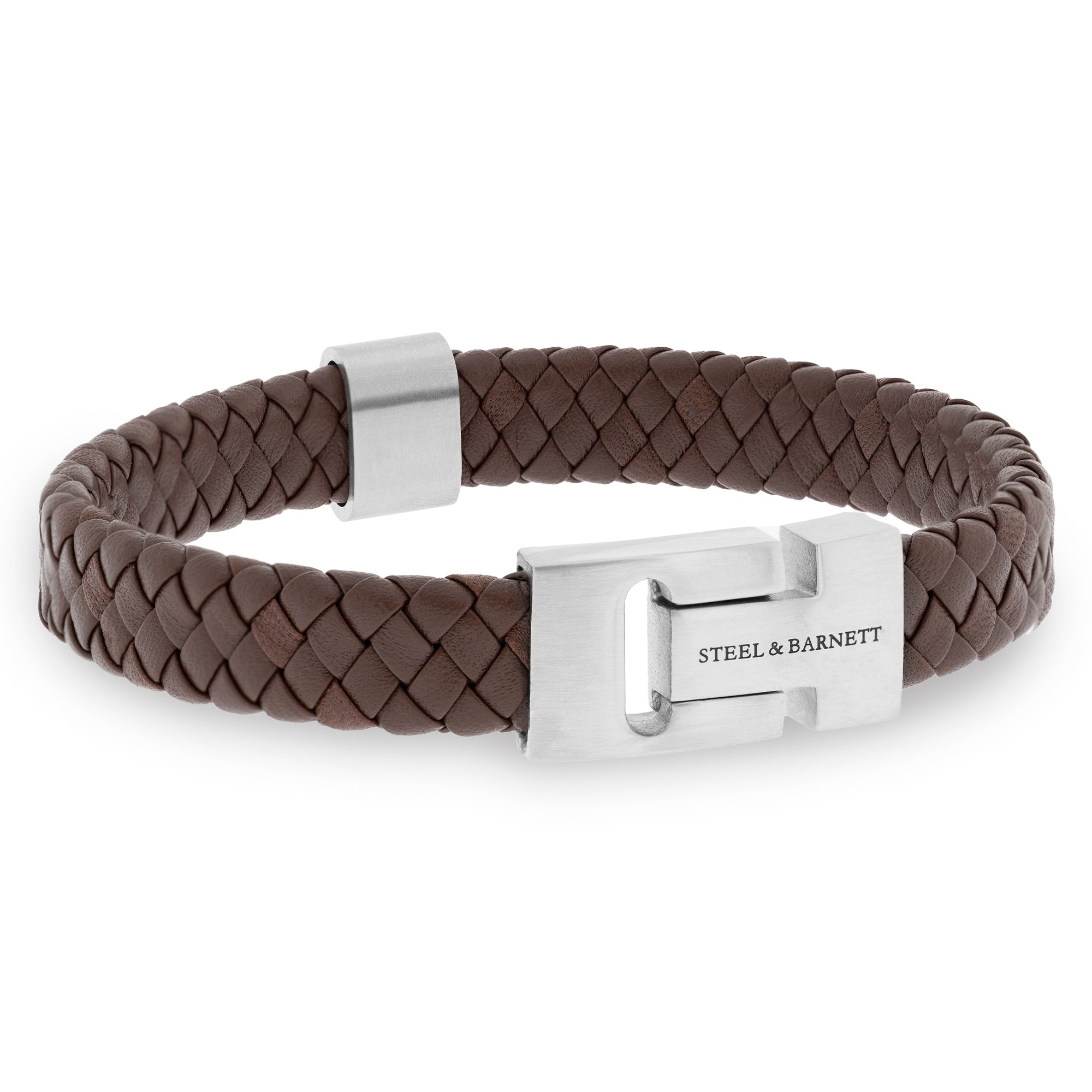 Steel & Barnett - Leather Bracelet Harrison – Brown