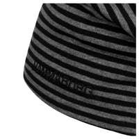 Hammaburg Long Beanie Reversible - Grey/Black Stripes