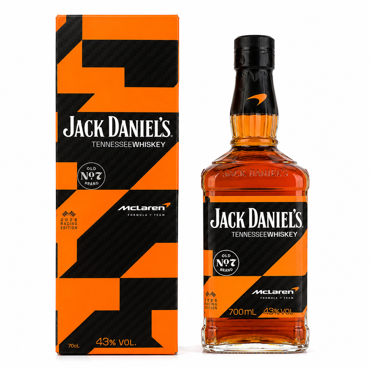 Jack Daniel's – McLaren Racing 2026 Limited Edition No. 4 – 43% – 70 cl