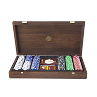 Manopoulos - Luxe Poker Set - Dark Walnut 300 chips
