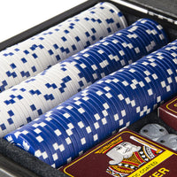 Manopoulos - Luxe Poker Set - Black Wooden Replica 300 chips