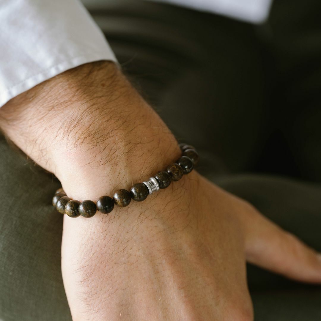 Steel & Barnett - Stones Bracelet Basic – Bronzite