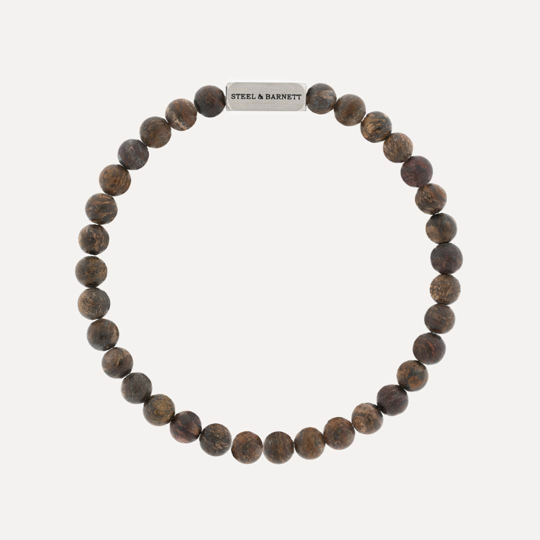 Steel & Barnett - Stones Bracelet Natural Ned – Matt Bronzite