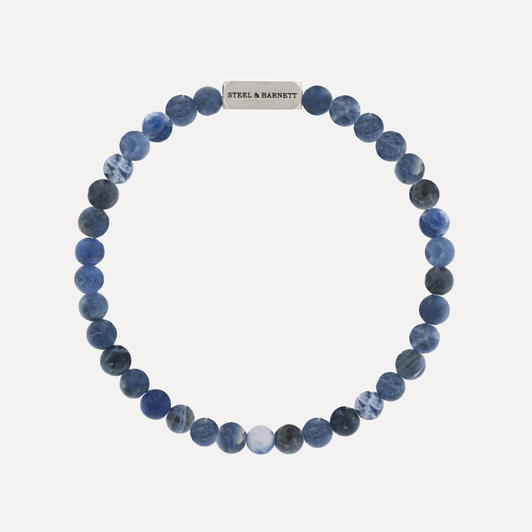 Steel & Barnett - Stones Bracelet Natural Ned – Matt Sodalite