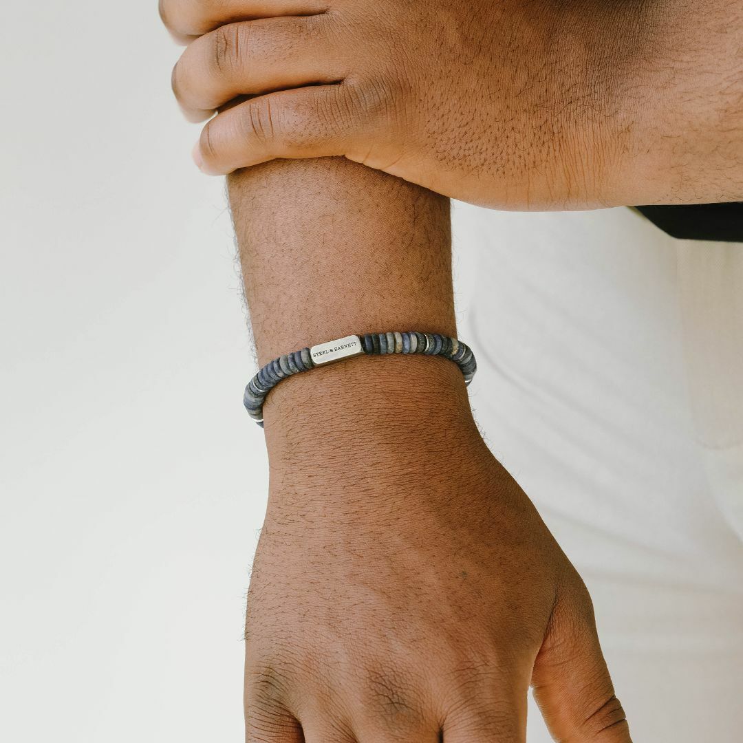 Steel & Barnett - Stones Bracelet Two Tone – Matt Sodalite