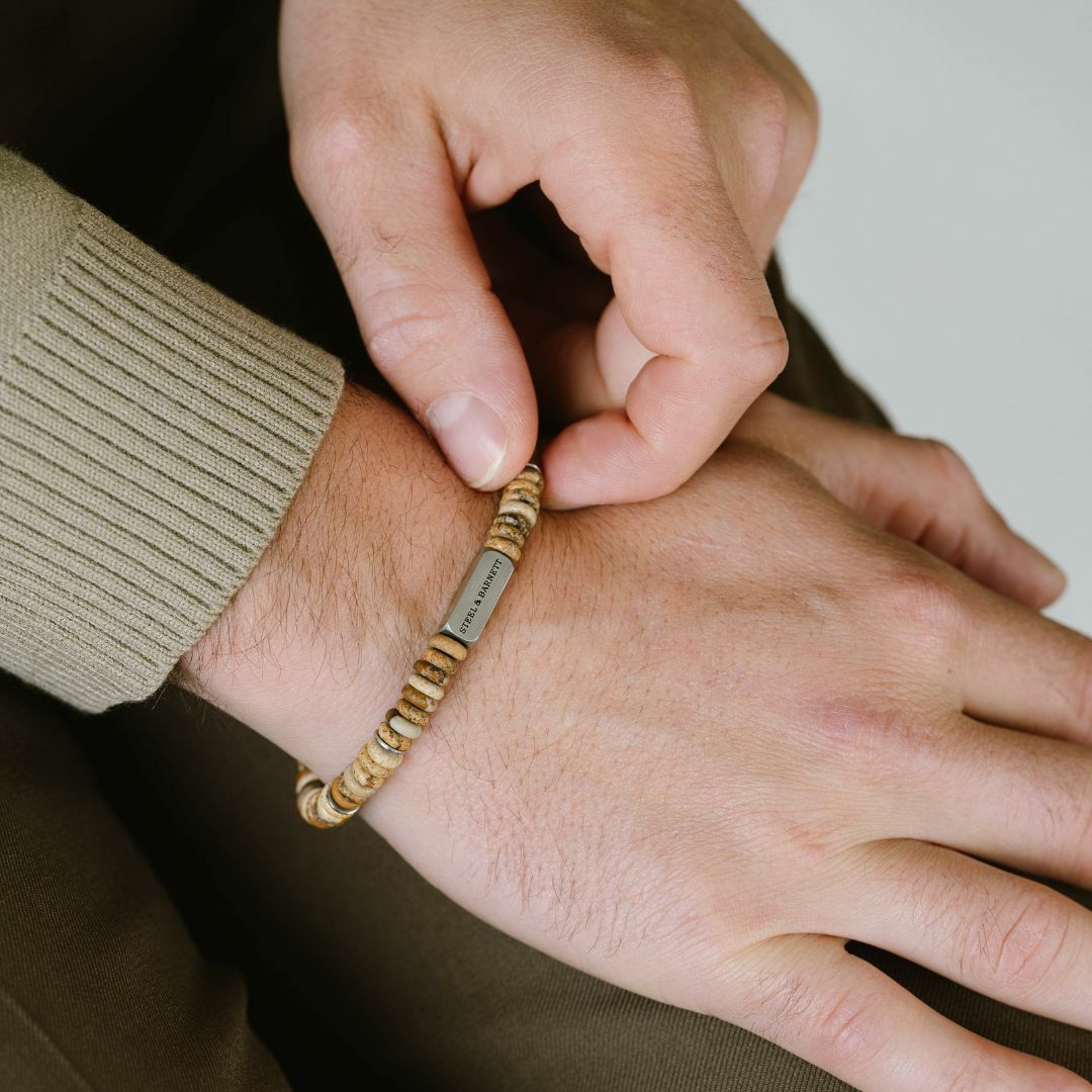 Steel & Barnett - Stones Bracelet Two Tone – Matt Wood