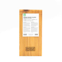 Cederhouten Planken 30x15x1,1cm (2 stuks) Smokin’ Flavours