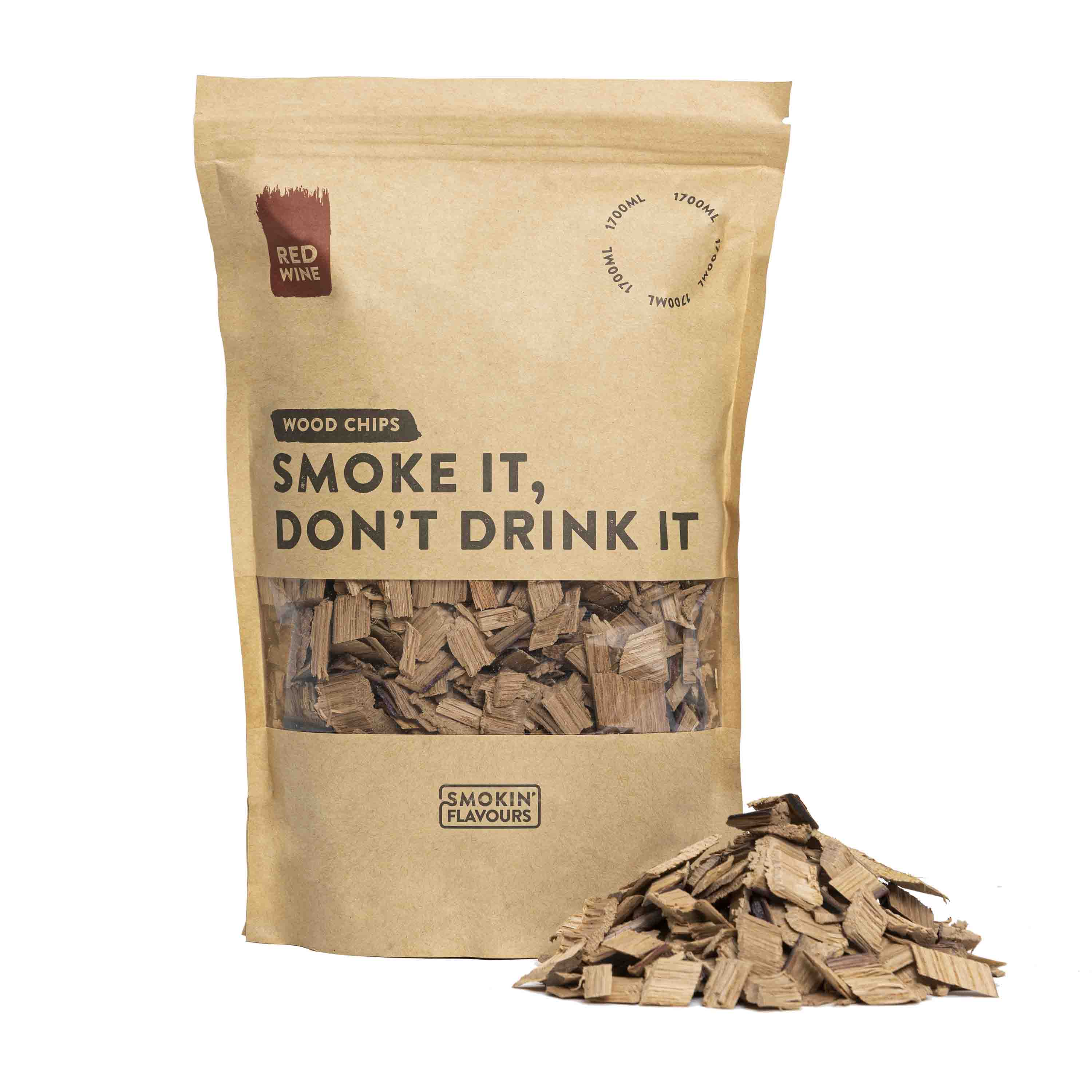 Smoking’ Flavours Rooksnippers Rode Wijnvaten 1700ML