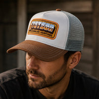 Trucker Cap  Chrome- Brown/ Turquoise