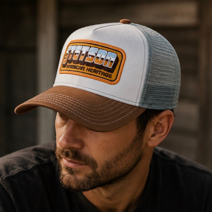 Trucker Cap  Chrome- Brown/ Turquoise
