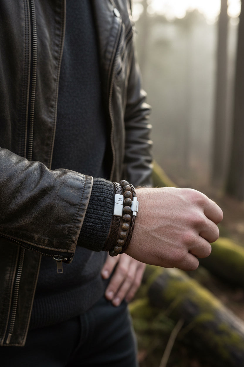 Steel & Barnett -  Set Triple Brown