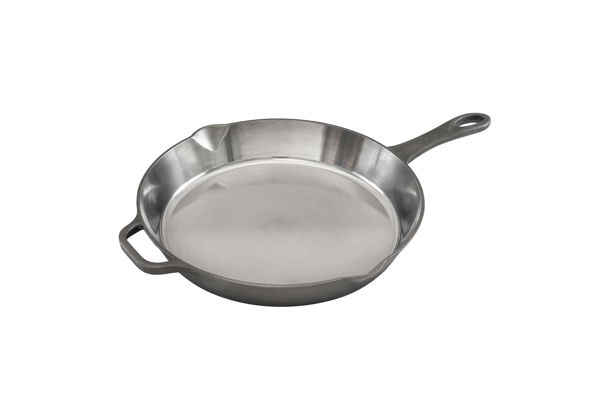 PitmasterX Hand polished skillet met steel 12 inch