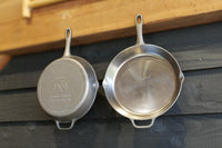 PitmasterX Hand polished skillet met steel 12 inch