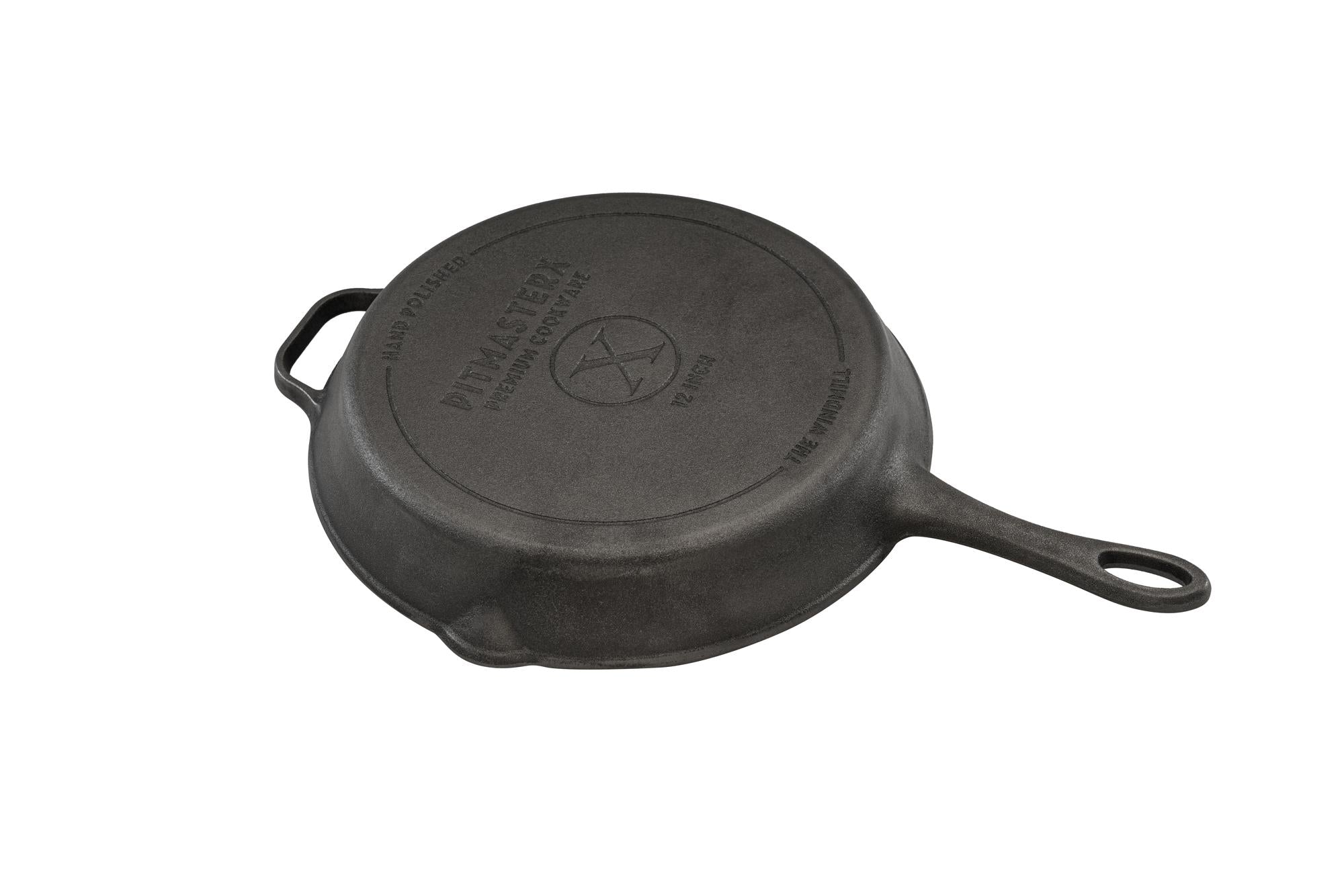 PitmasterX Hand polished skillet met steel 12 inch