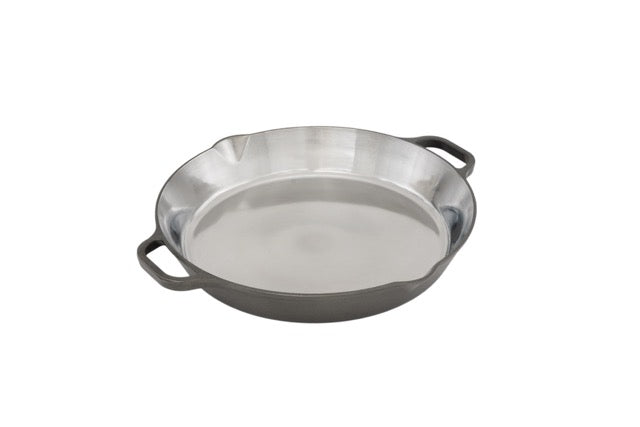 PitmasterX Hand polished skillet met twee handvatten12 inch