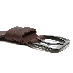 The Chesterfield Brand -Herenriem 'Copper', Vintage Buffalo Leather BRUIN