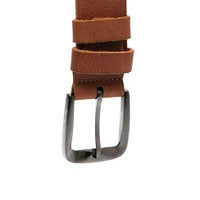 The Chesterfield Brand -Herenriem 'Copper', Vintage Buffalo Leather COGNAC